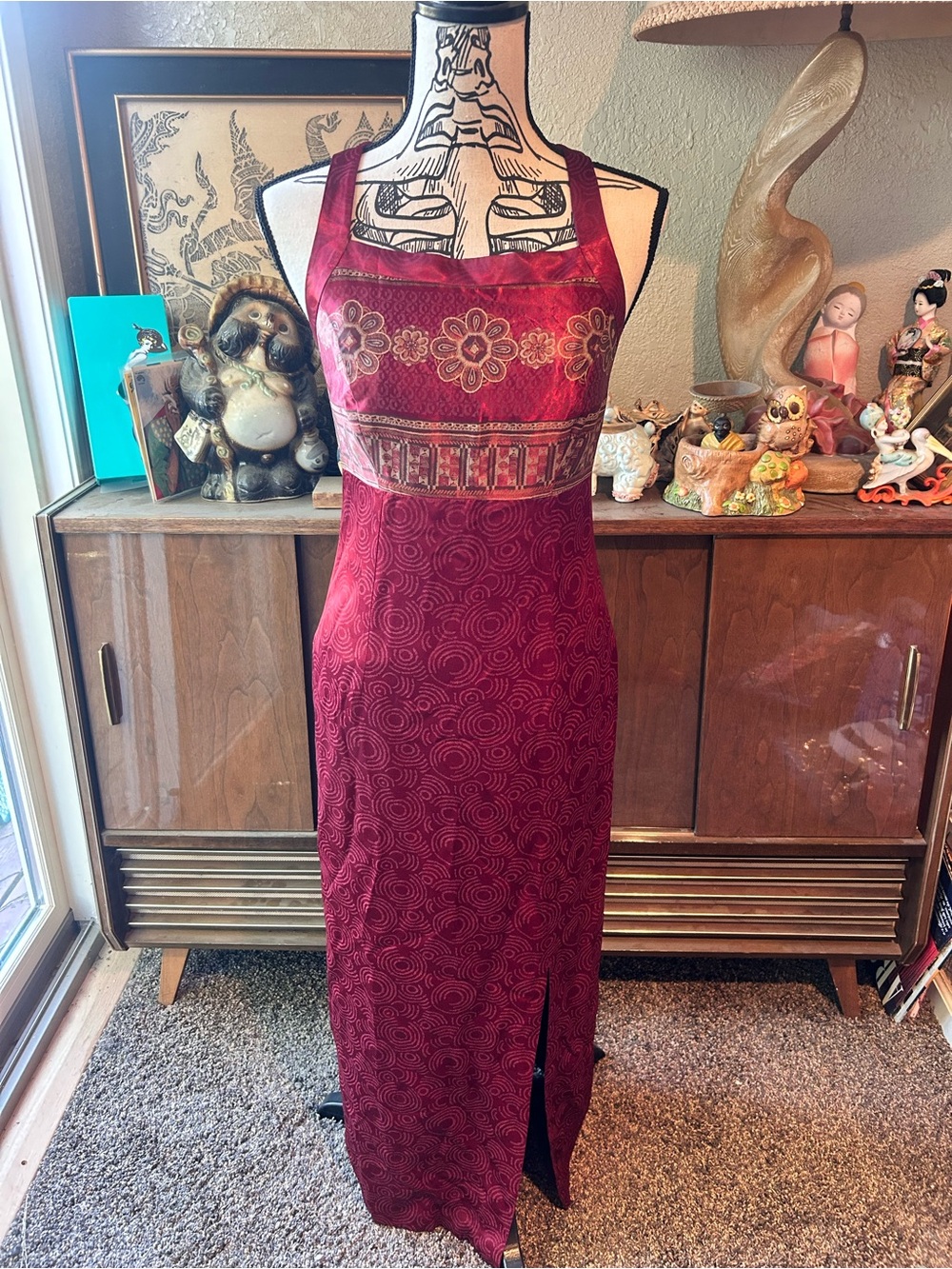 Vintage circa 1990s/2000s CDC (Rampage) full length dress